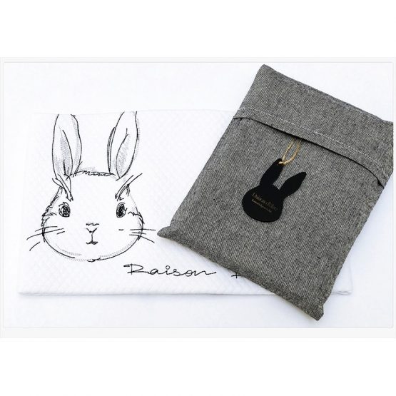 Rabbit de Niro-Κουβέρτα Πικέ Αγκαλιάς 80×90 Raison D’Etre